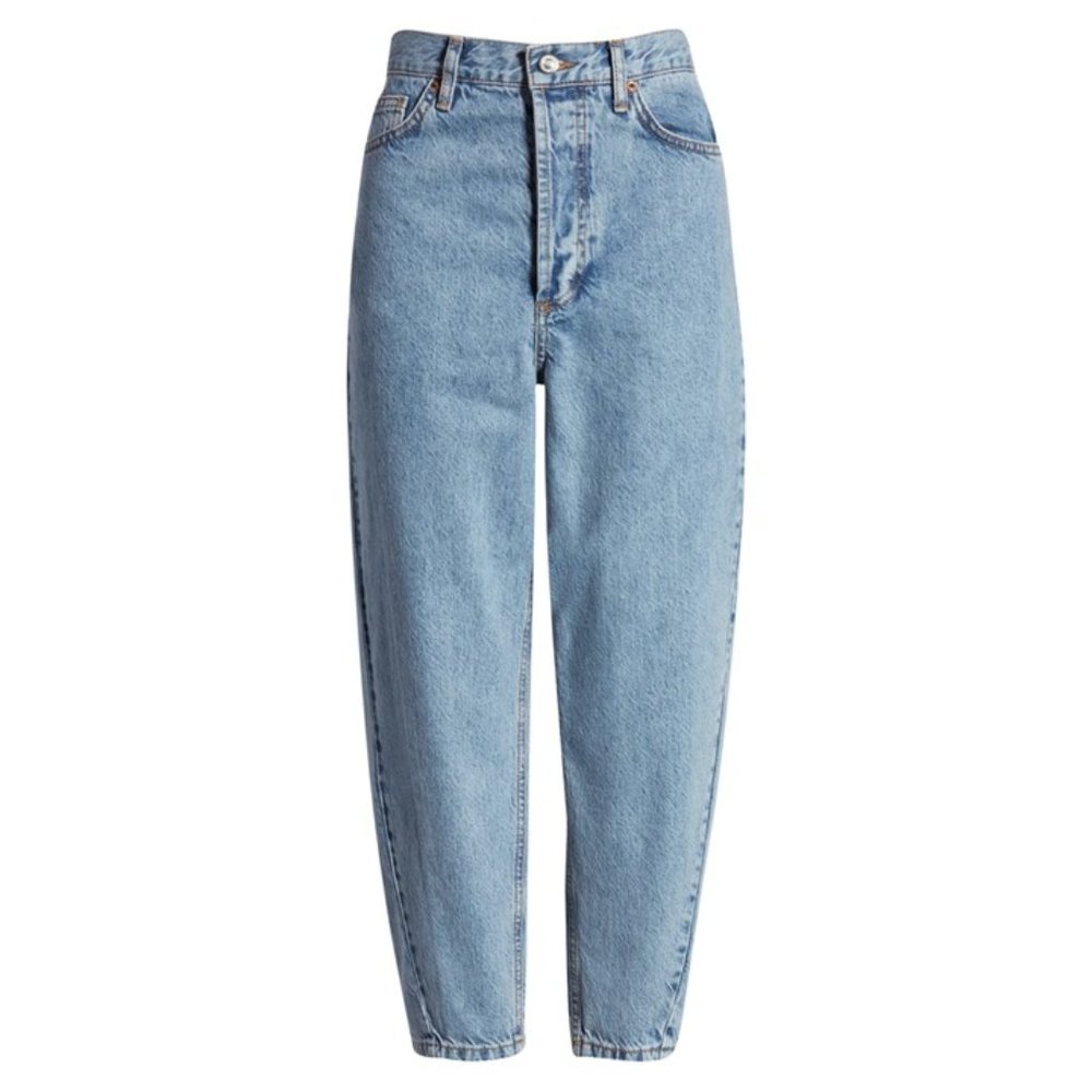 Topshop Ovoid Crop Moto Jeans - Picture 3 of 14